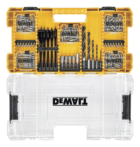Juego de brocas Toughcase de 160 piezas de Tstak | Dewalt Dwamf160