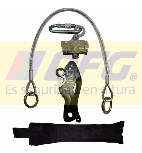 Imagen 3 de 8 de Arnes Kit Completo Trabajo En Altura Linea De Vida De 40mts