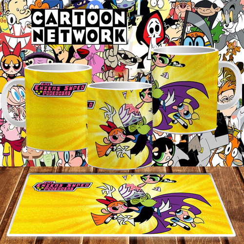 Tazon Las Chicas Superpoderosas - Cartoon Network - Printek