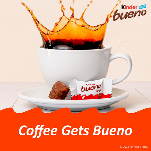 Kinder Bueno Mini Chocolate Con Leche Y Crema De Avellanas,