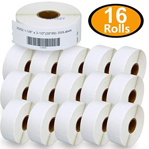 16 Rollos Dymo 30252 Etiquetas De Dirección Autoadhesivas