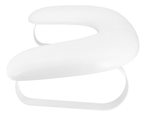 Pu Leather U Forma De La Uña Desestino Del Brazo De Blanco