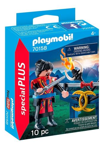 Playmobil Guerrero Original -70158- Pido Gancho