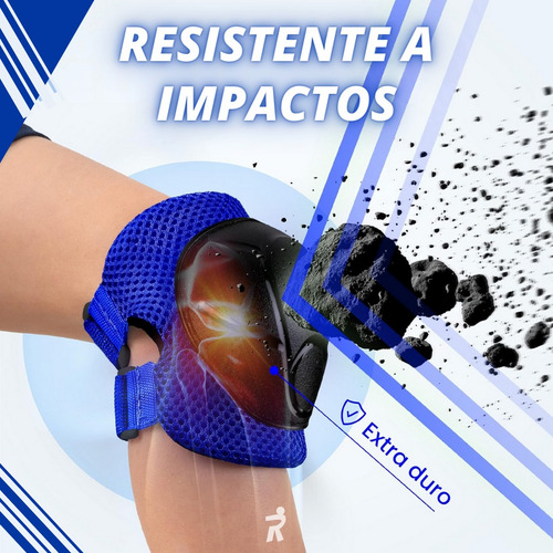 Rideez E Kit Protección Bicicleta Equilibrio Bici Niño Niña Color Azul
