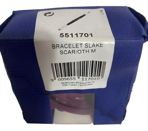 Brazalete Pulsera Swarovski Slake Scar Morado Ed Limitada Morado 40 Cm 1.067 M (Usado)