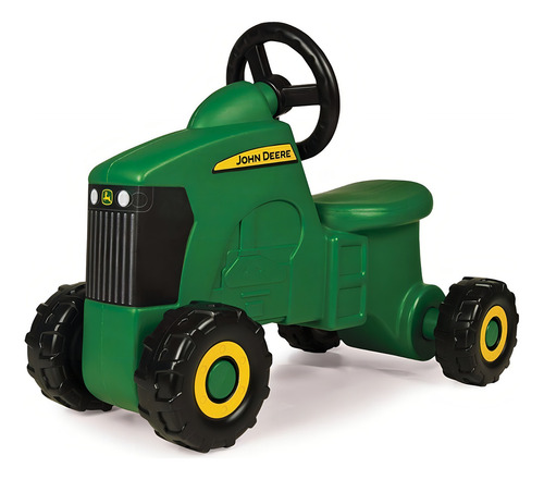Montable John Deere Para Bebes Color Verde Personaje Tractor