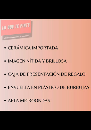 Taza De Cerámica Margarita Serie Personalizada - Con Caja Blanco Margarita Serie