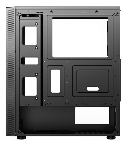 Gabinete Xyz Portal 200 A-rgb Atx Black Fan