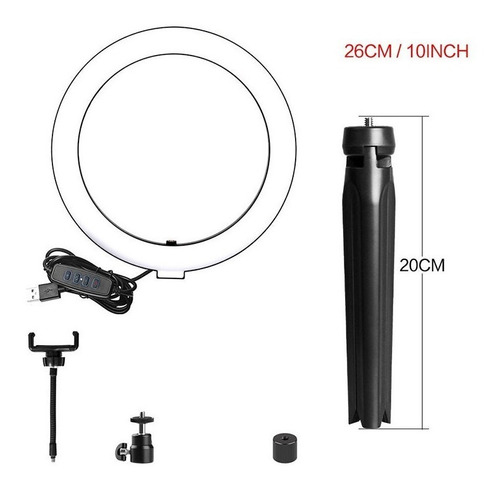 Disco Arco Led Kit Iluminação Fotografia Led Ring Luz Grand