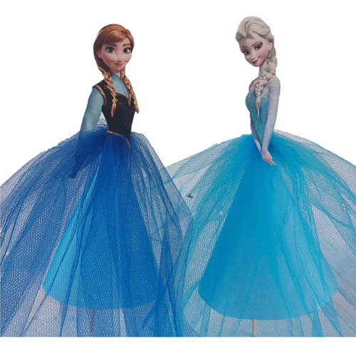 Elsa Y Ana, Adornos De Torta Frozen, Elsa, Ana, Frozen 