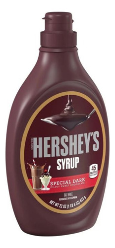 Jarabe De Chocolate Obscuro Hershey Importado (623 Gr)