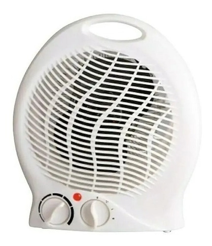 Calefactor Redondo Estufa Ventilador 2000 Watts Kanji Bco