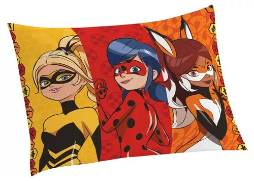 Jogo de Cama Miraculous: As Aventuras de Ladybug 2 PEÇAS, Lepper