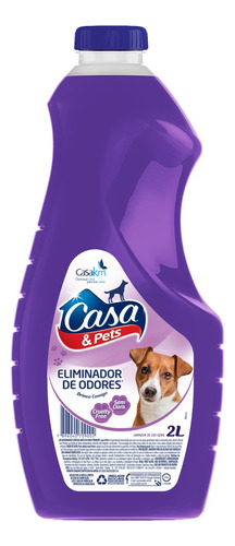 Limpador Casa & Pets Eliminador de Odores Brinca Comigo em frasco 2l