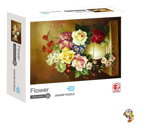 Rompecabeza Puzzle 1000 Piezas Flower Flores 