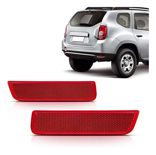 Par Refletor Parachoque Traseiro Sandero Stepway 14 15 16 17