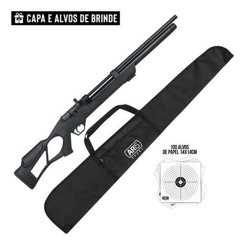 Espingarda De Mola 5.5 Pcp Hatsan Flash Long Customizada