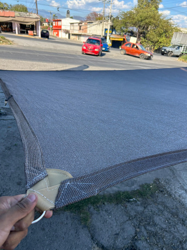 Malla Sombra 5x7 Reforzada Lista Para Colocar Raschel 90% Chocolate