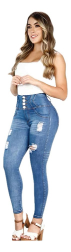 Jeans Levantacola Colombianos Skinny 7686