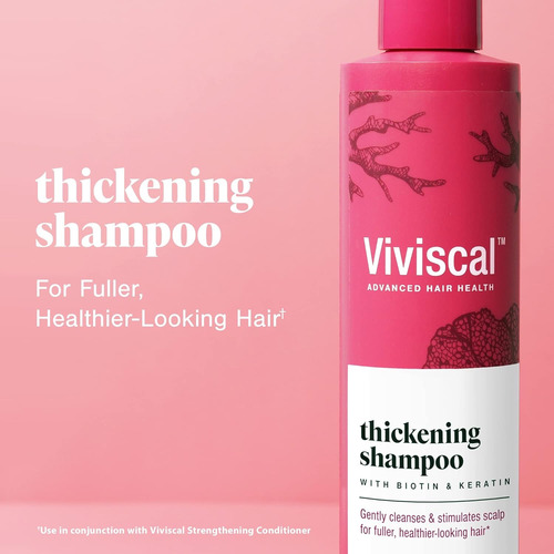 Viviscal Champú Crecimiento Formulado Con Biotina Y Keratina