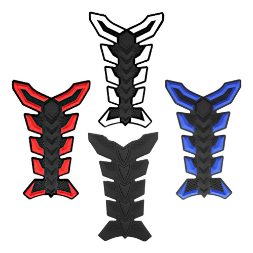 Protector De Tanque Moto Tank Pad Calcomania Cubre Sticker Negro