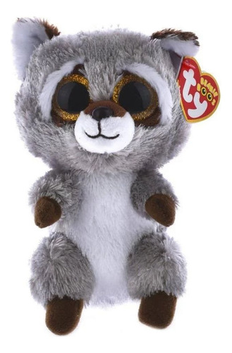 Beanie Boos Oakie Guaxinim Zoiudo 16 Cm Pelucia - Ty 044098