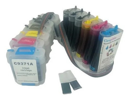Tinta Continua Compatible Hp 72 Plotter T610  T1100 T1120 