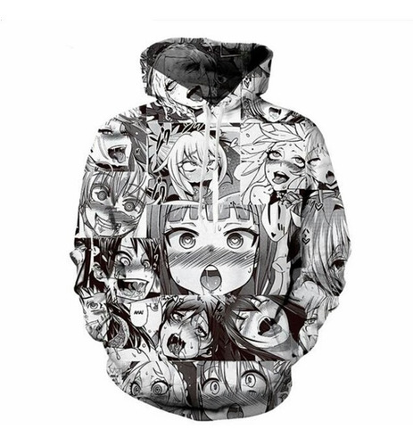 Sudadera Ahegao Anime Hentai