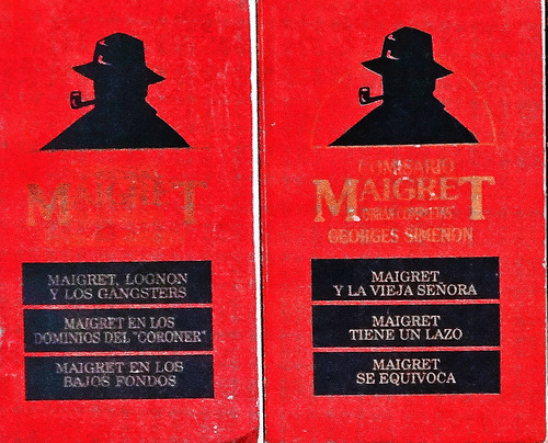 10 Libros Comisario Maigret Obras Completas George Simeón (Usado)