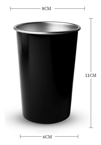 Taza De Acero Inoxidable, Taza Para Beber, Taza Grande Negro