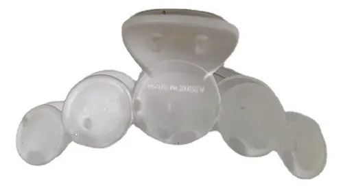 Pinza Para El Pelo Maggie Acrylic Grip Frosted Square