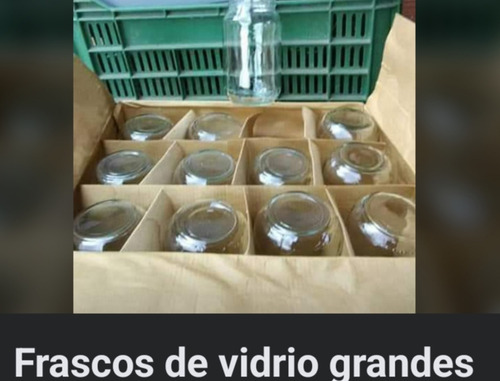 Frascos De Vidrio 500 Ml  Nuevos Y Con Tapas 