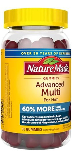 Gomas Multivitamínicas Avançadas Da Nature Made Para Ele Com