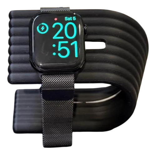 Stand Soporte De Carga Apple Watch Negro