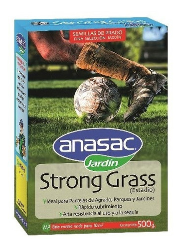Semillas De Pasto Mezcla Strong Grass 500 Gr Anasac