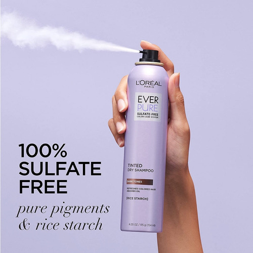 L'oreal Paris Everpure Champú Seco Sin Sulfatos Cabello Oscu