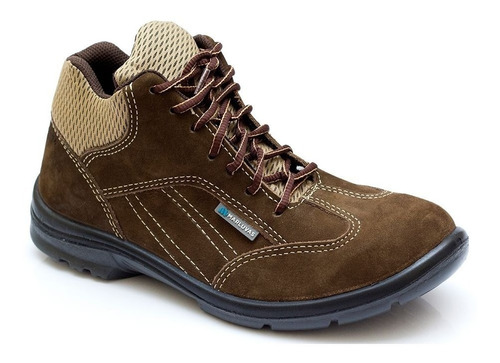 Bota Botina Segurança Nobuck Feminina 50f62 Marluvas Ca32816 | Mercado Livre
