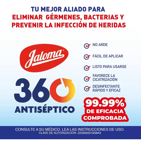 Solución Antiséptica Jaloma 5 Lts