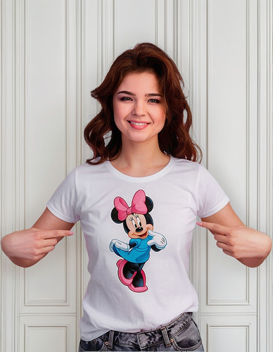 Playera Para Dama Mickey Mouse P7 Minnie