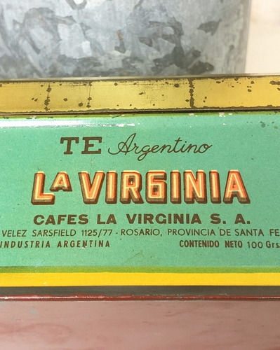Antigua Lata Te La Virginia De Colección 1965
