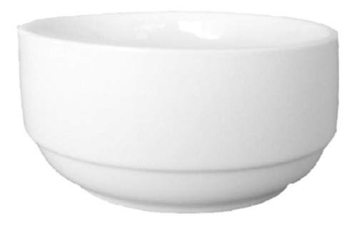  Compotera De Porcelana Blanca 11cm Star Round