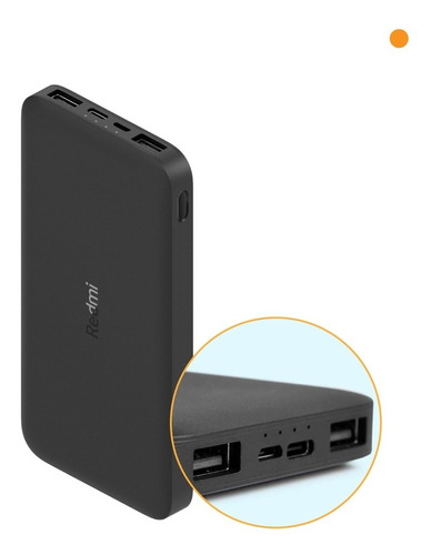 Power Bank Xiaomi Redmi 10000mah Usb-c 2,4 A