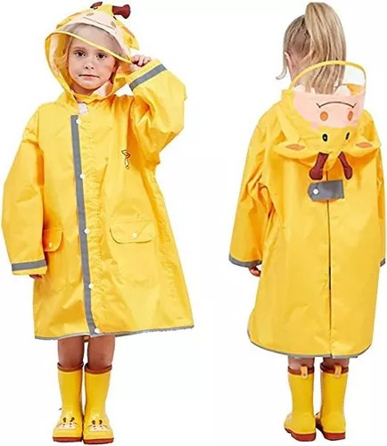 Chaqueta Impermeable Para Niños De Dibujos Animados