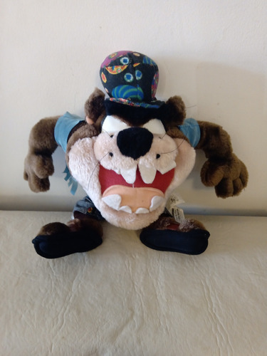 Demonio De Tazmania Hippie Peluche De 30 Cm Importado (Usado)