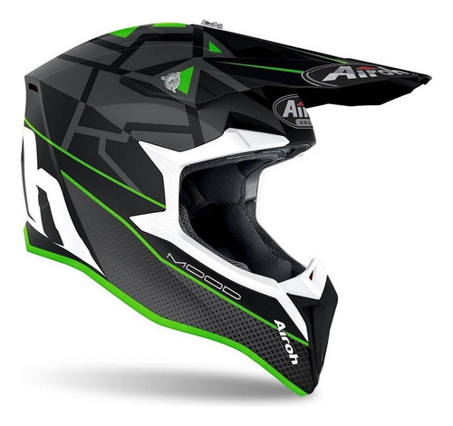 Casco Motocross Enduro Airoh Wraap Mood 23 Solomototeam