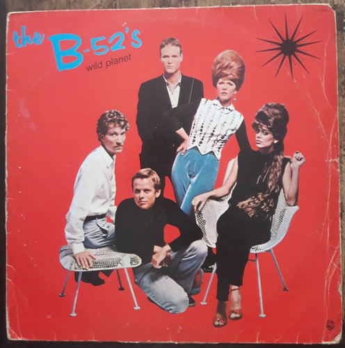 Lp Vinil (vg) The B-52's Wild Planet 1a Ed Br 1981 36.175