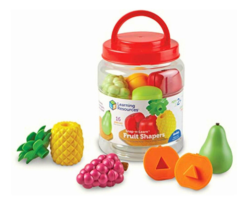 Learning Resources Piezas Para Formar Frutas Snap-n-learn