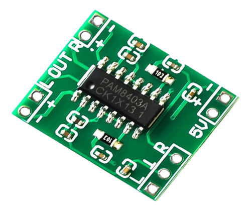 Módulo Amplificador De Audio Estéreo Pam8403 D/2 Canales 1 U