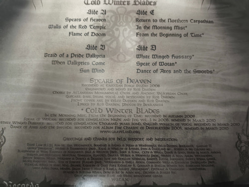 Graveland Spears Of Heaven Dlp Dissection Vothana Absurd
