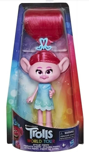 Trolls World Tour La Película Muñeca Estilo Poppy